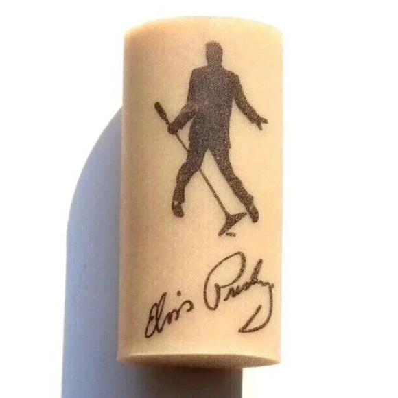 Vintage Elvis Presley Wine Cork W/ Image Of Elvis & Autograph - Picture 1 of 2